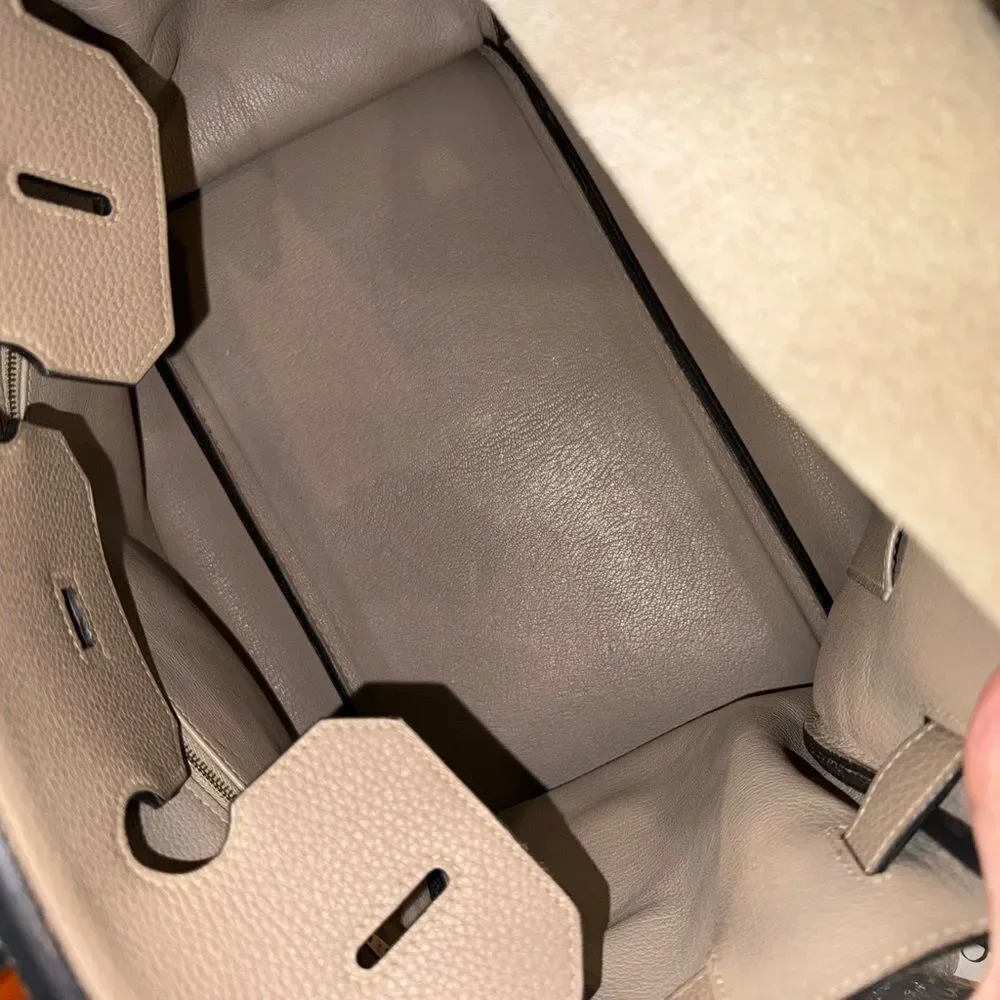 Birkin 35 Gris Tourterelle Togo Leather GHW - Picture 5 of 8